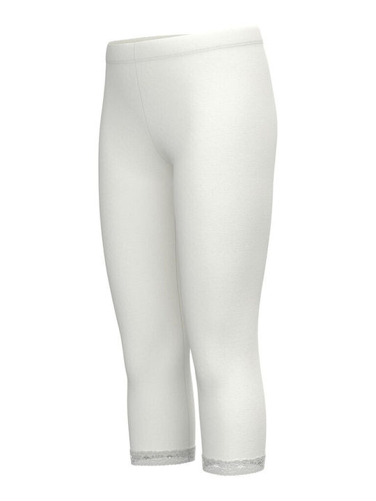 Name It Kids Capri Legging White