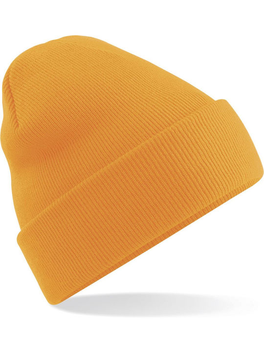 Beechfield B45 Beanie Cap Fluorescent Orange