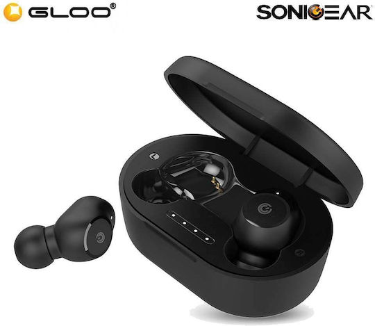 Sonic Gear Earpump 2 In ear Bluetooth хендсфри Слушалки с Кутийка за Зареждане Черен