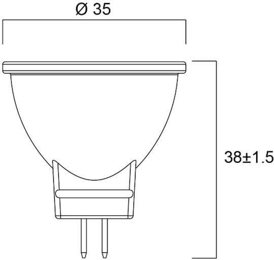 Sylvania LED Bulb 4W for Socket GU4 Natural White 345lm