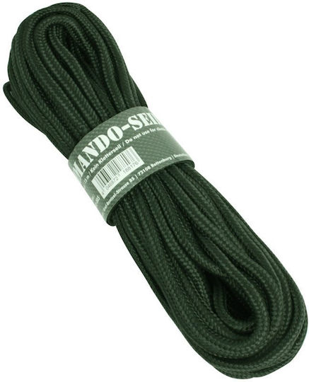 Mil-Tec Rope with Diameter 7mm and Length 15m Rope 7mm 15m Olive