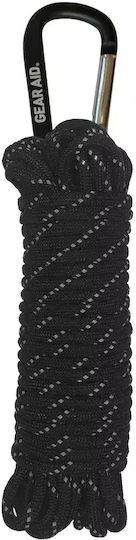 Gear Aid Paracord 550 Rope Diameter 4mm Length 9m Black Black