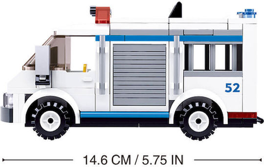 Sluban Building Blocks Prisoner Transporter for 6+ Years 117 Pieces