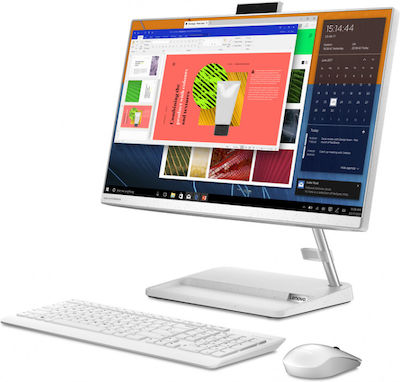 Lenovo IdeaCentre AIO 3 22IAP7 21.5" (Kern i3-1215U/8GB/256GB SSD/FHD/W11 Startseite) White US