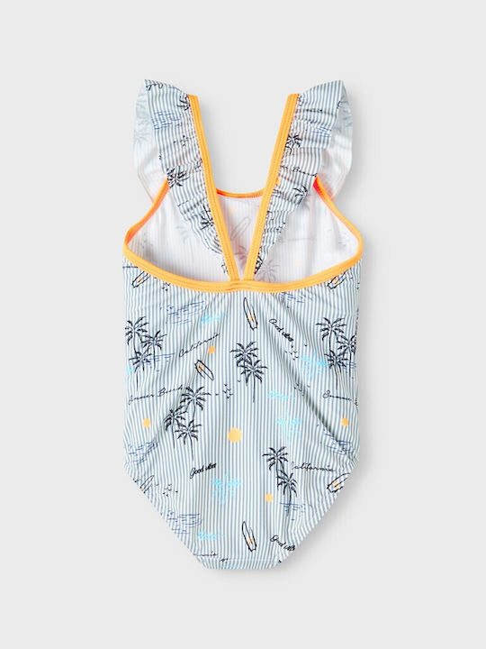 Name It Kids Swimwear One-Piece Gray