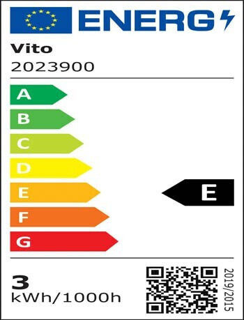 Vito Lena-RX Στρογγυλό Χωνευτό LED Panel 3W με Ψυχρό Λευκό Φως 6000K