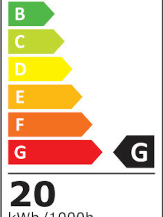 Adeleq Square Outdoor LED Panel 20W with Natural White Light 4000K 28x28cm