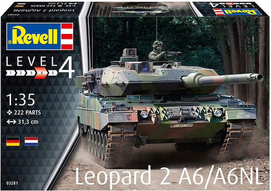 Revell Φιγούρα Μοντελισμού Τανκ Leopard 2A6/A6NL σε Κλίμακα 1:35