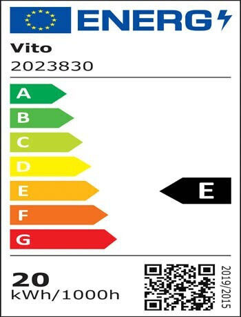 Vito Platz Draußen LED Panel 20W mit Natürliches Weiß Licht 4000K