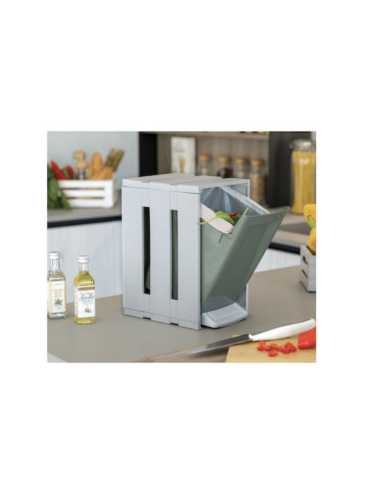 Bama Bama Kunststoff Mülleimer Mit Pedal Olive 7lt
