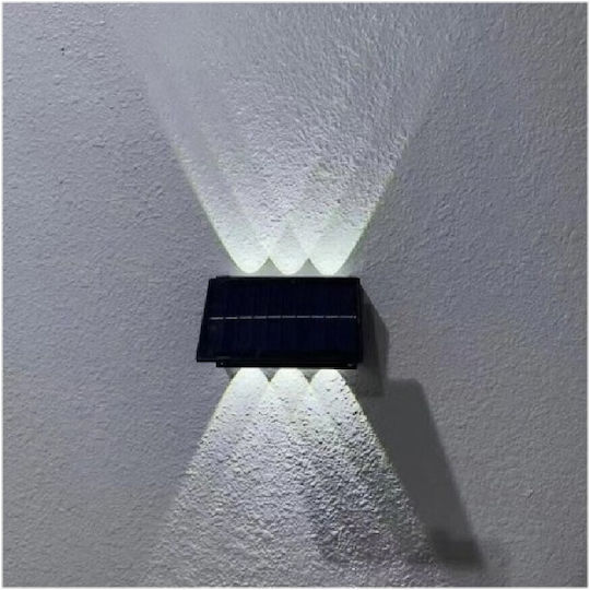 Spot Light Επιτοίχιο Ηλιακό Φωτιστικό 2W με Θερμό Λευκό Φως 3000K IP65