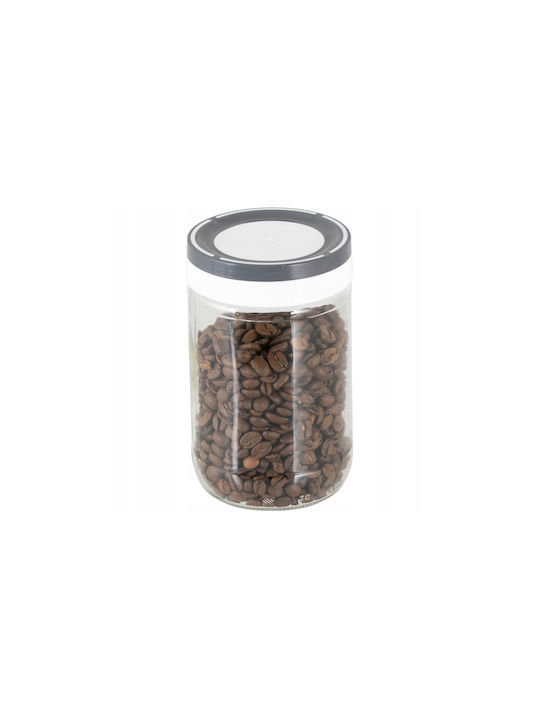 Excellent Houseware Βάζο Γενικής Χρήσης με Αεροστεγές Καπάκι Γυάλινο 1000ml