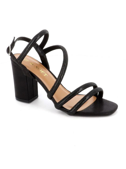 B-Soft Women's Sandals In Black Colour