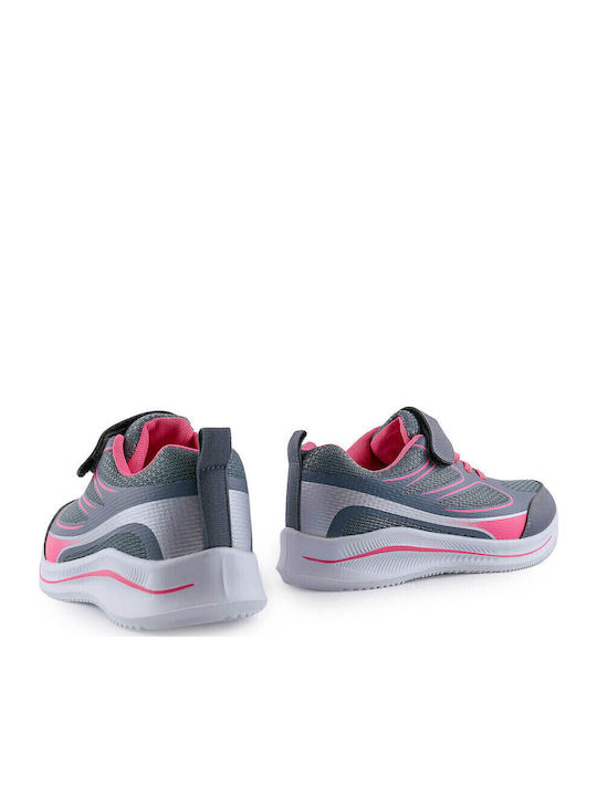 Παιδικά Sneakers με Σκρατς Γκρι