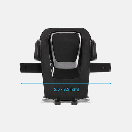 Hurtel Βάση Κινητού Αυτοκινήτου Telescopic Car Mount Phone με Ρυθμιζόμενα Άγκιστρα