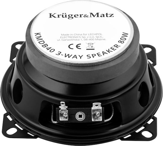 Kruger & Matz Ηχείο Αυτοκινήτου 4" με 80W RMS (Midrange)