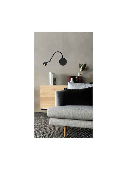 Viokef Sebastian Single LED Warm White Spot in Black Color