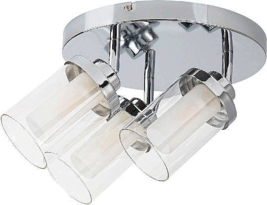 Rabalux Dreifach Spot mit Fassung G9 in Silber Farbe