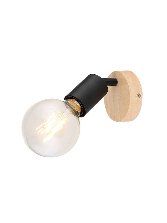 Rabalux Pablo Single Spot with Socket E27 in Black Color