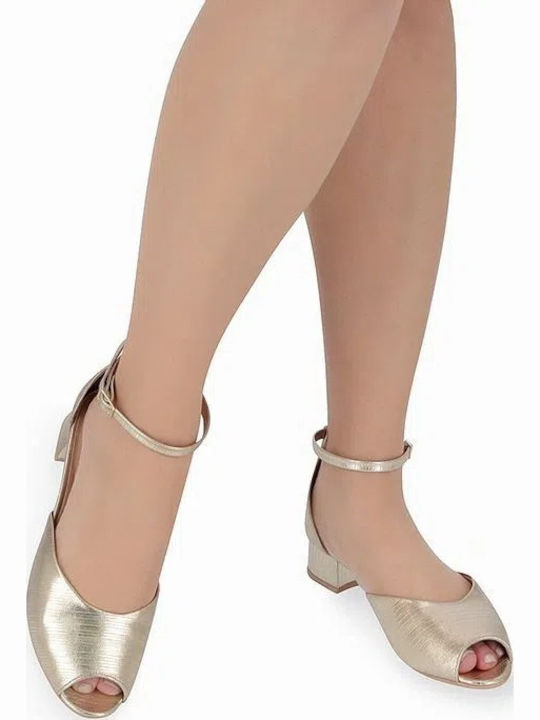 Leather Sandals Anatomic Gold