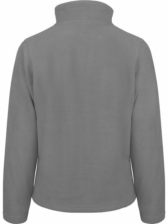 R115F Fleece Damen Jacke in Gray Farbe