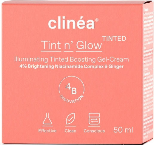 Clinea Tint n' Glow Light Gel Face Day Tinted 50ml