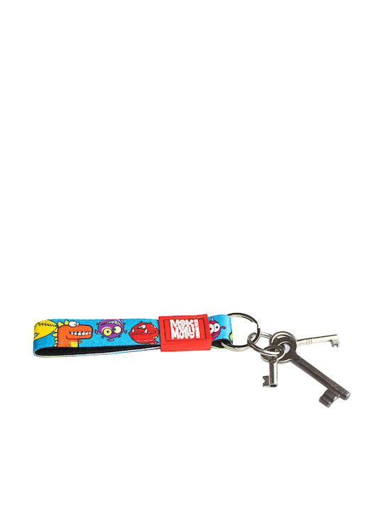 Max & Molly Keychain Little Monsters Tag Fabric