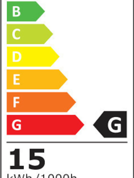 Adeleq Επιτοίχια Εξωτερική Πλαφονιέρα LED IP65 15W με Φυσικό Λευκό Φως 24x16.3εκ.