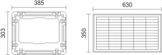 Spot Light Στεγανός Ηλιακός Προβολέας LED 500W Ψυχρό Λευκό 6000K με Τηλεχειριστήριο IP65