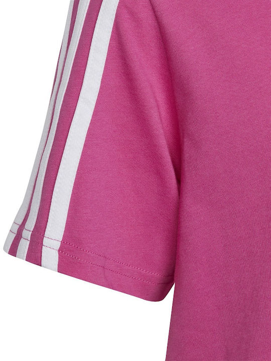 Kids' T-shirt Purple 3-Stripes