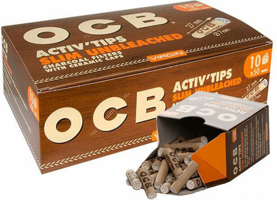Ocb Slim Ενεργού Άνθρακα 50 Φιλτράκια