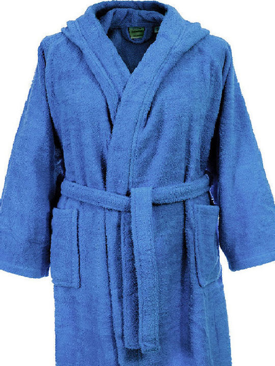 Dimcol Νο4 1320910405100022 Kids Swimming Bathrobe Blue