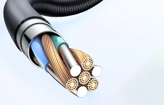 Mcdodo Braided USB-A to Lightning Cable 12W Μαύρο 1.8m (CA-3141)