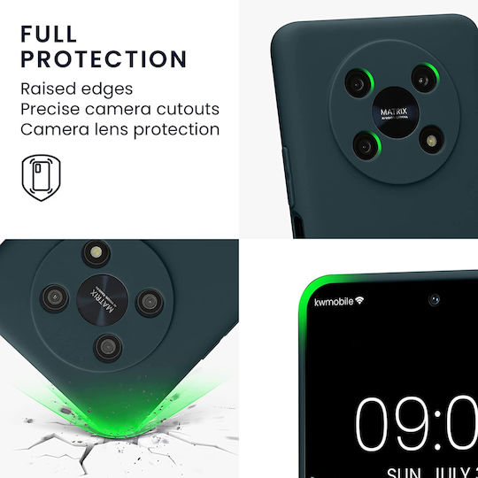 KWmobile Umschlag Rückseite Silikon 1.3mm Dark Slate (Honor Magic4 Lite)