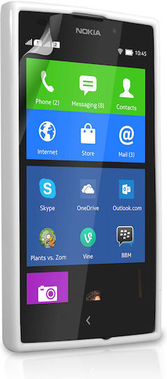 YouSave Accessories Back Cover Silicon Alb (Nokia XL)