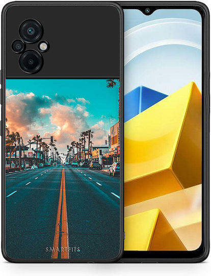 Smartfits Landscape City Back Cover din Plastic Albastru Deschis (OnePlus Nord N20 SE)