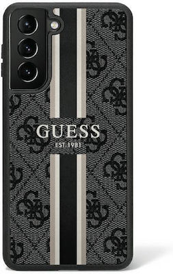 Guess 4G Printed Stripe Plastic Back Cover Black (Galaxy S23+)