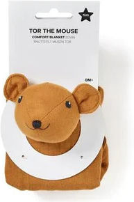 Kids Concept Babytuch Mäuschen Brown