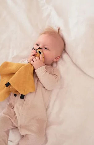 Kids Concept Пелена за бебе Пчеличка Yellow