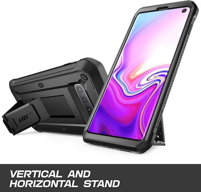 Supcase Unicorn Beetle Pro 360 Full Cover Πλαστικό Ανθεκτική Μαύρο (Galaxy S10)