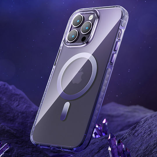 Kingxbar Ice Crystal Back Cover Silicone Silver (iPhone 14)