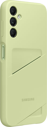 Samsung Card Slot Cover Back Cover Silicone with Card Slot Lime (Samsung Galaxy A14 5G)