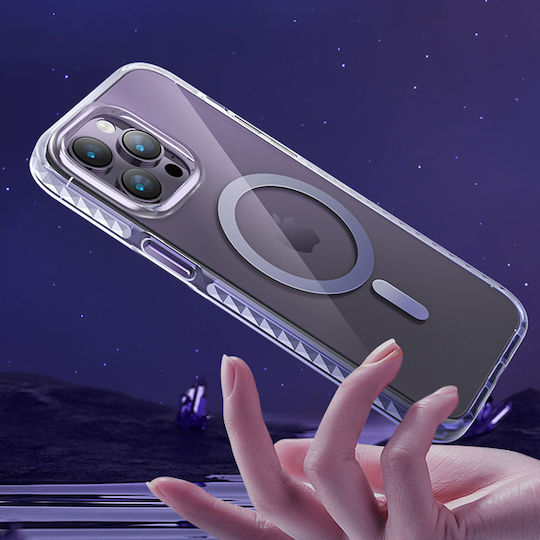 Kingxbar Ice Crystal Back Cover Σιλικόνης Silver (iPhone 14 Plus)