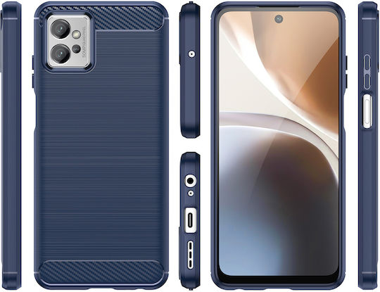 Hurtel Carbon Задна корица Силикон Черен (Xiaomi 12 Lite)