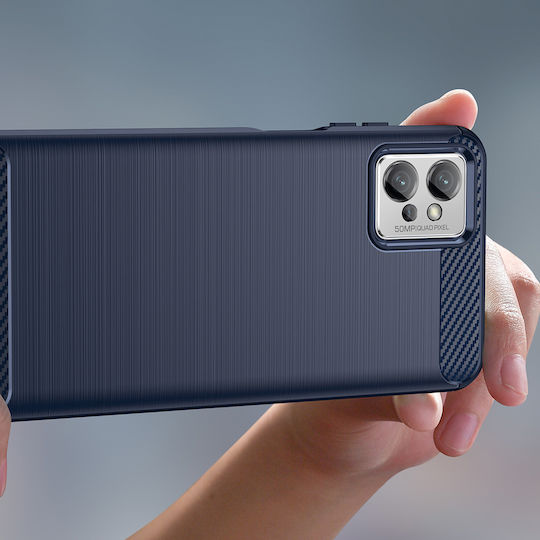 Hurtel Carbon Задна корица Силикон Черен (Xiaomi 12 Lite)