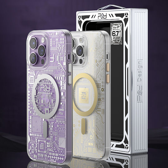 Kingxbar Geek Back Cover 0.3mm Gold (iPhone 14)