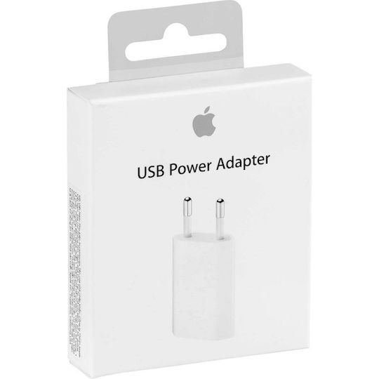 Apple с USB-A порт и кабел Lightning Бял (Lightning Cable & Wall Adapter)