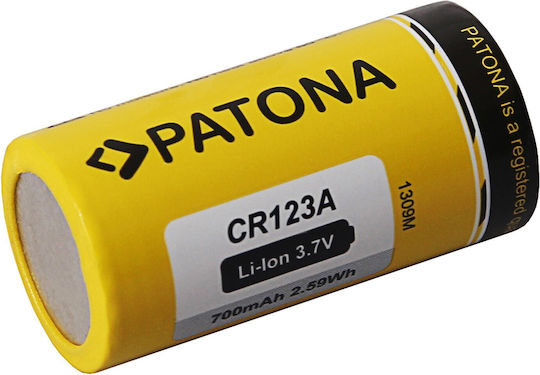 Patona Επαναφορτιζόμενη Μπαταρία CR123A Li-ion 700mAh 3.7V 1τμχ