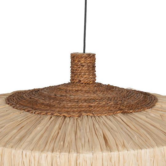 HomeMarkt Ceiling Light Beige Boho with Rope for E27 Socket 80x80cm