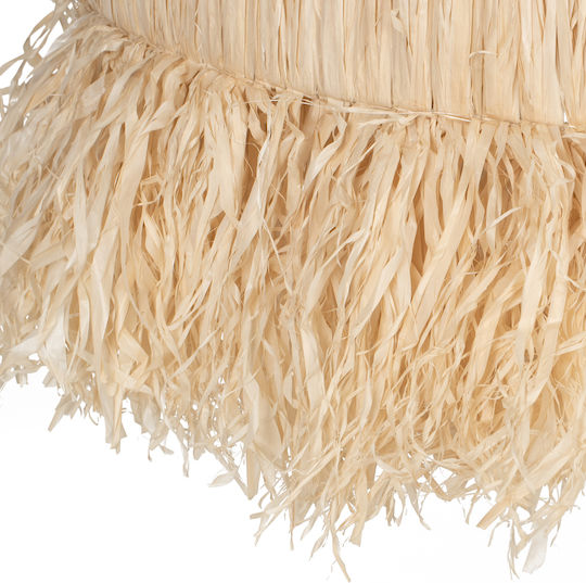 HomeMarkt Ceiling Light Beige Boho with Rope for E27 Socket 80x80cm